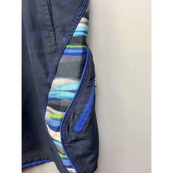 Nike Board Shorts Swim Trunks Mens size Large Blue Pockets Drawstring Lined - Picture 5 of 6